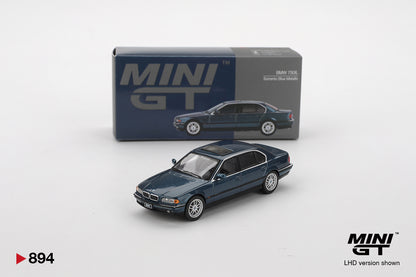 MiniGT - 1998 BMW 750iL (Sorrento Blue Metallic)