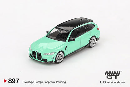 MiniGT - BMW M3 M Performance Touring (Mint Green) - 1:64 Scale
