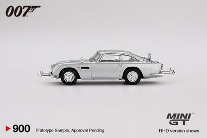 MiniGT - Aston Martin DB5 'Goldfinger' 007 James Bond Series (Japanese Card) -1:64 Scale