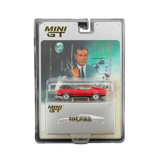 MiniGT - 1971 Ford Mustang Mach 1 'Diamonds are Forever' 007 James Bond Series (Japan Blister)