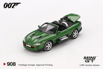 MiniGT - 2002 Jaguar XKR 'Die Another Day' 007 James Bond Series (Japanese Card) - 1:64 Scale