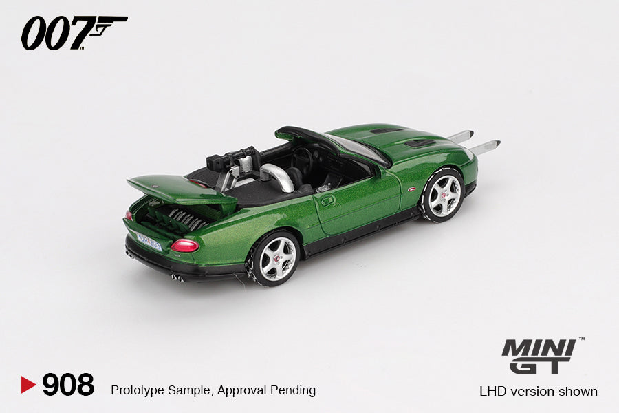 MiniGT - 2002 Jaguar XKR 'Die Another Day' 007 James Bond Series (Japanese Card) - 1:64 Scale