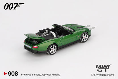 MiniGT - 2002 Jaguar XKR 'Die Another Day' 007 James Bond Series (Japanese Card) - 1:64 Scale