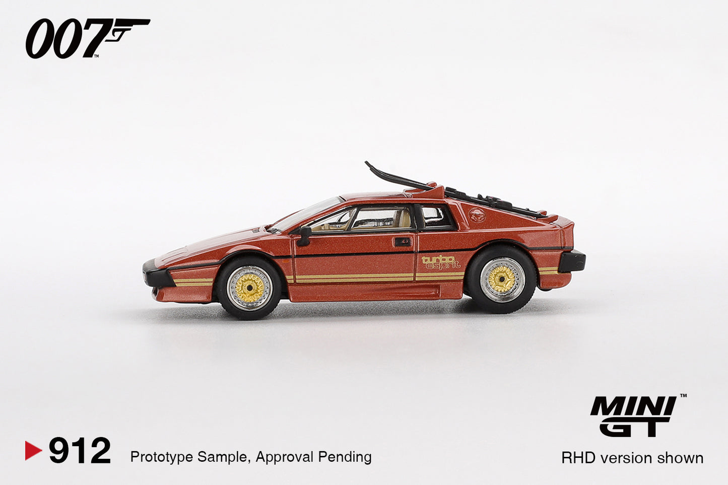 MiniGT - 1981 Lotus Esprit Turbo 'For Your Eyes Only' James Bond Series (Japanese Card) - 1:64 Scale