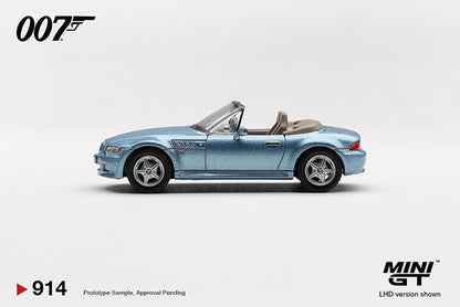 MiniGT - 1995 BMW Z3 'Goldeneye' 007 James Bond Series (Trad Chinese Blister)