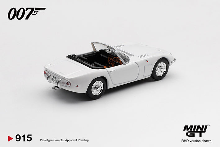 MiniGT - 1967 Toyota 2000GT 'You Only Live Twice' 007 James Bond Series (Japanese Blister)