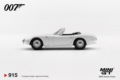 MiniGT - 1967 Toyota 2000GT 'You Only Live Twice' 007 James Bond Series (German Blister)