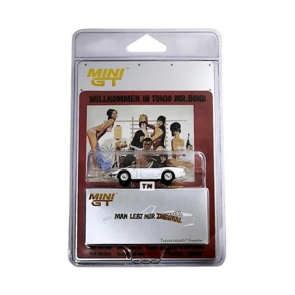 MiniGT - 1967 Toyota 2000GT 'You Only Live Twice' 007 James Bond Series (German Blister)