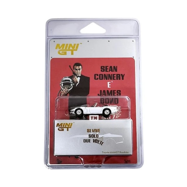 MiniGT - 1967 Toyota 2000GT 'You Only Live Twice' 007 James Bond Series (Italian Blister)