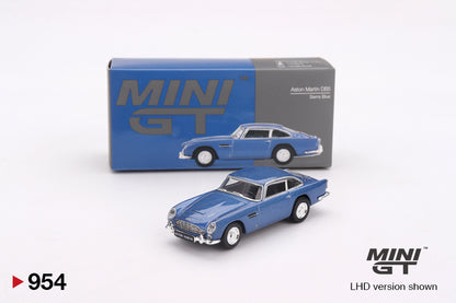 MiniGT - Aston Martin DB5 (Sierra Blue) - 1:64 Scale