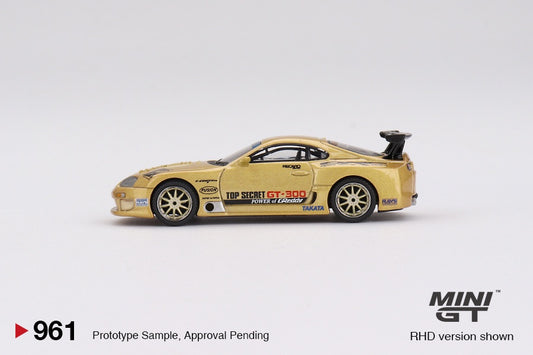 MiniGT - Toyota Supra (A80) Top Secret GT-300 - Top Secret Gold