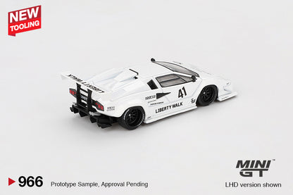 MiniGT - Lamborghini Countach LB-WORKS White 2024 Tokyo Auto Salon