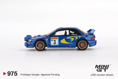 MiniGT - Subaru Impreza WRC98 1998 Rally Monte-Carlo 3rd Place #3 (Colin McRae)