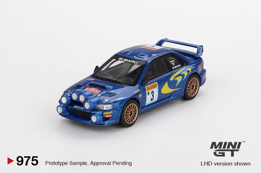MiniGT - Subaru Impreza WRC98 1998 Rally Monte-Carlo 3rd Place #3 (Colin McRae)