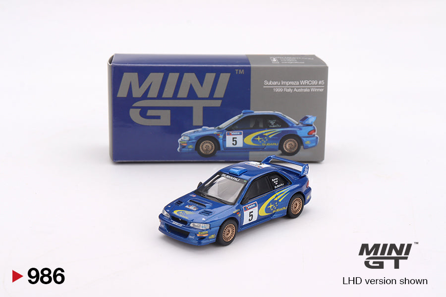 MiniGT - Subaru Impreza WRC98 1998 Rally Monte-Carlo 3rd Place #3 (Colin McRae)