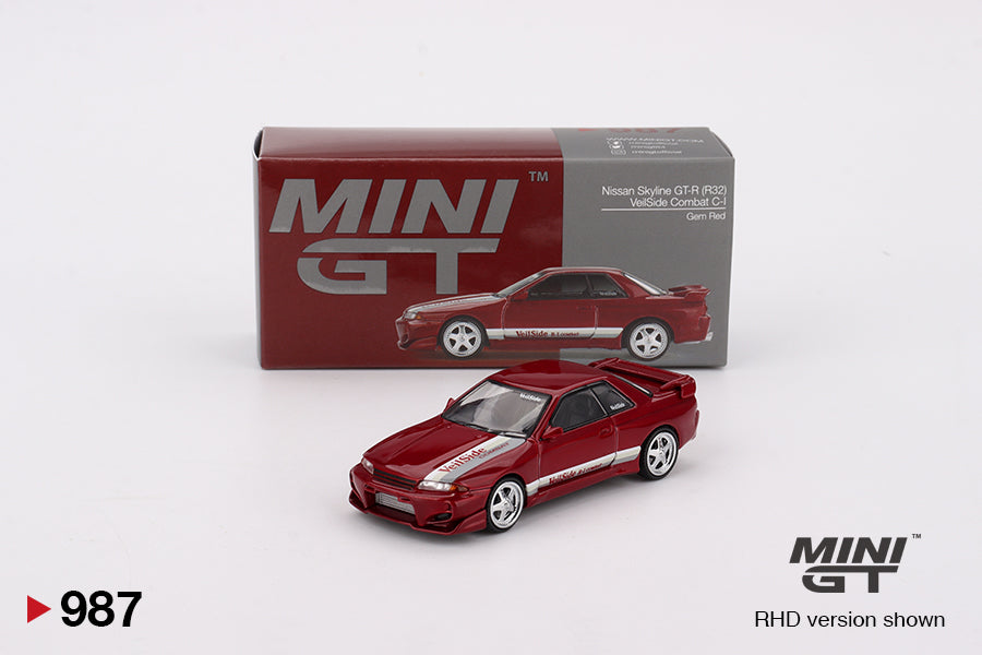 MiniGT - Nissan Skyline GT-R (R32) VeilSide Combat C-I Gem Red