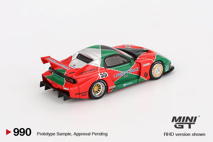 MiniGT - Mazda RX-7 (FD3S) LB-Super Silhouette 787B (Green/Red)