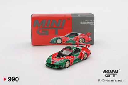 MiniGT - Mazda RX-7 (FD3S) LB-Super Silhouette 787B (Green/Red)