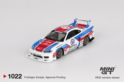 MiniGT - Nissan LB-Super Silhouette S15 SILVIA GARASIDRIFT x LBWK 2025