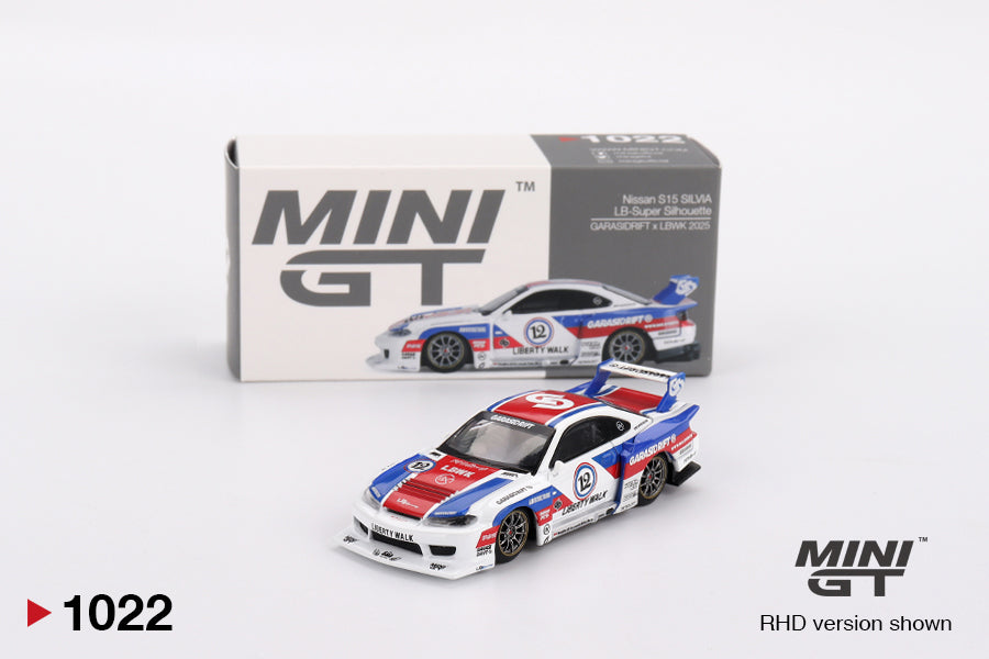 MiniGT - Nissan LB-Super Silhouette S15 SILVIA GARASIDRIFT x LBWK 2025