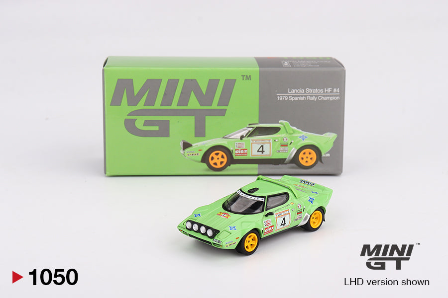 MiniGT - 1979 Lancia Stratos HF #4 Spanish Rally Champion (Green)