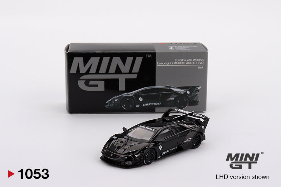 MiniGT - Lamborghini LB-Silhouette WORKS MURCIELAGO GT Evo Black