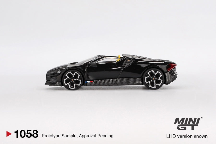 MiniGT - Bugatti W16 Mistral (Black)