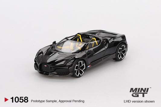 MiniGT - Bugatti W16 Mistral (Black)