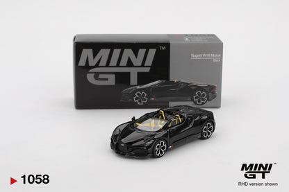 MiniGT - Bugatti W16 Mistral (Black)