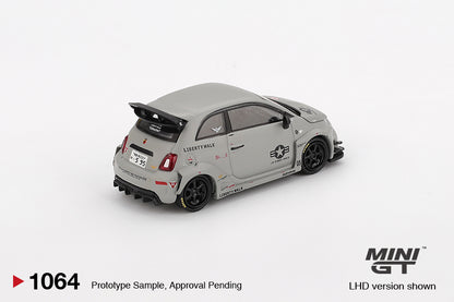 MiniGT - Fiat Abarth 595 LB-Works x Abas Works (Fighter Grey)