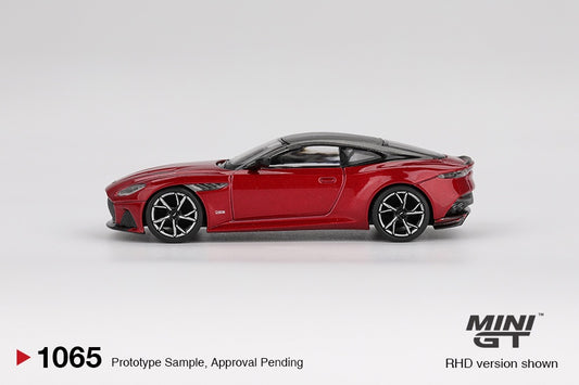 MiniGT - Aston Martin DBS (Hyper Red) - 1:64 Scale