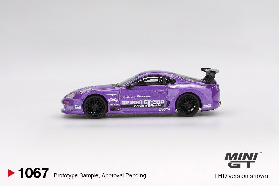 MiniGT - Toyota Supra (A80) Top Secret GT-300 Top Secret (Purple)