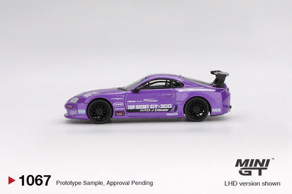 MiniGT - Toyota Supra (A80) Top Secret GT-300 Top Secret (Purple)