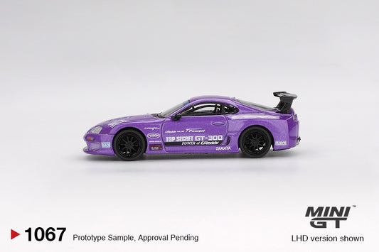 MiniGT - Toyota Supra (A80) Top Secret GT-300 Top Secret (Purple)