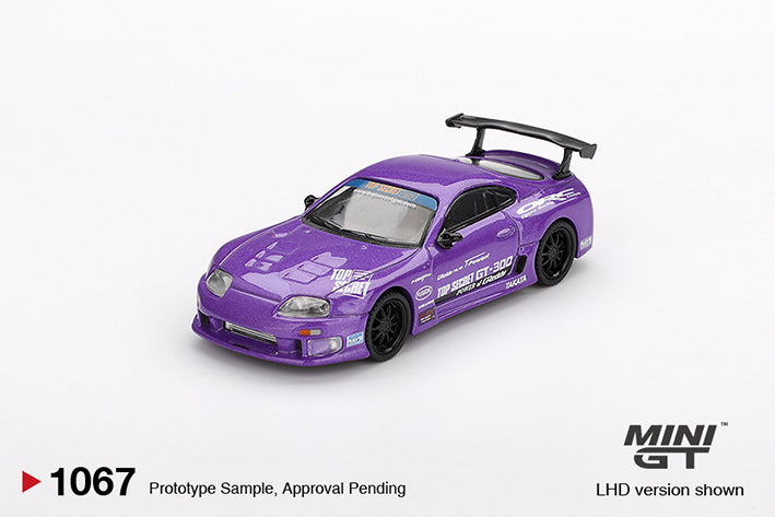 MiniGT - Toyota Supra (A80) Top Secret GT-300 Top Secret (Purple)