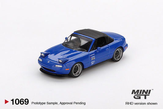 MiniGT - Mazda Miata MX-5 (NA) Tuned Version (Dark Blue)