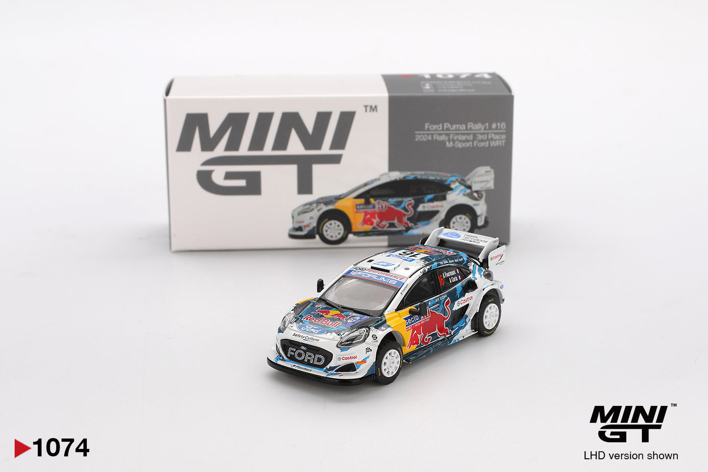 MiniGT - Ford Puma Rally1 #16 M-Sport Ford WRT 2024 Rally Finland 3rd Place