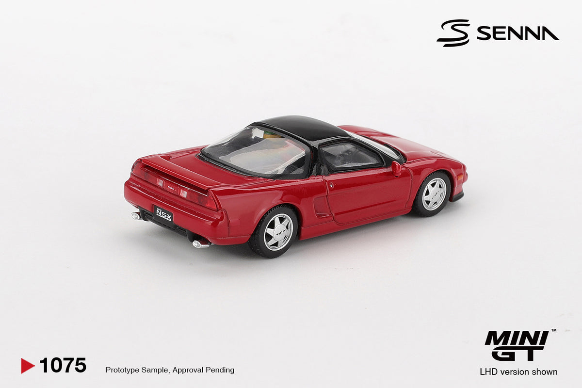 MiniGT - 1989 Honda NS-X Prototype Midship Sports with Ayrton Senna Figure