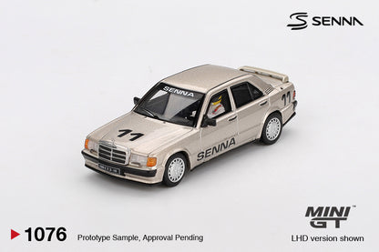 MiniGT - 1984 Mercedes-Benz 190e 2.3-16 #11 Ayrton Senna with Driver/Figurine