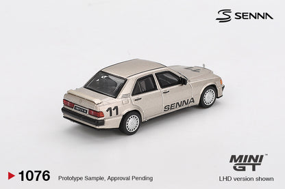 MiniGT - 1984 Mercedes-Benz 190e 2.3-16 #11 Ayrton Senna with Driver/Figurine
