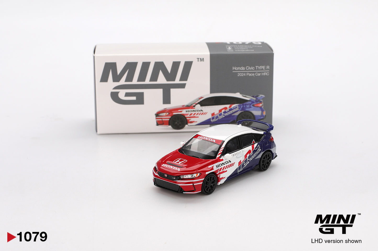 MiniGT - 2024 Honda Civic Type R Pace Car 'HRC' - 1:64 Scale