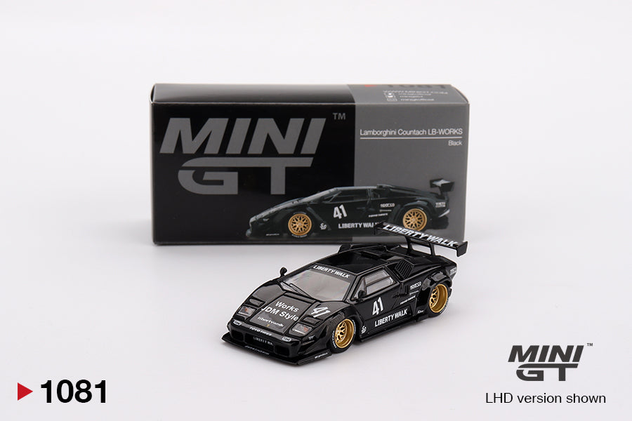MiniGT - Lamborghini Countach LB-WORKS (Black)