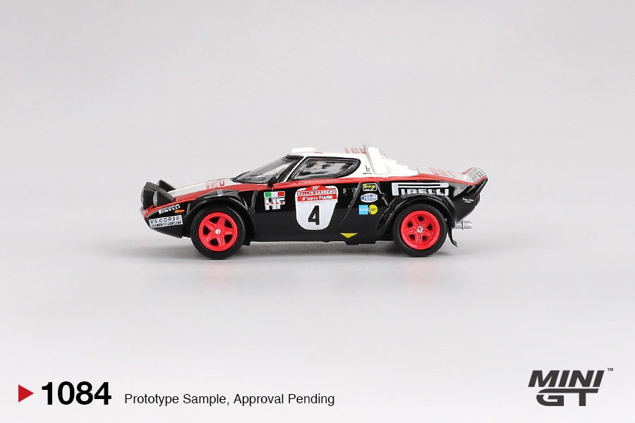 MiniGT - Lancia Stratos HF #4 1978 Rally Sanremo Winner