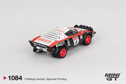 MiniGT - Lancia Stratos HF #4 1978 Rally Sanremo Winner