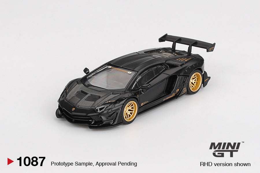 MiniGT - LB WORKS Lamborghini Aventador Limited Edition Matte Black