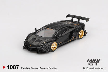MiniGT - LB WORKS Lamborghini Aventador Limited Edition Matte Black