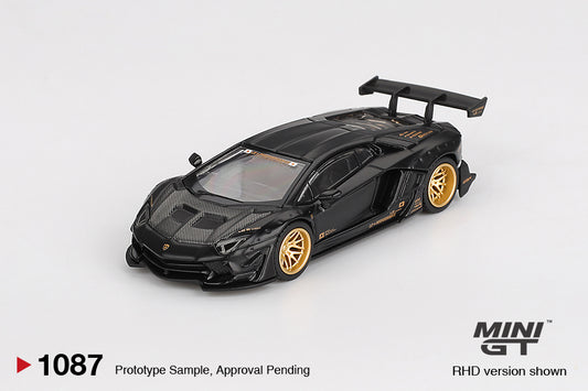 MiniGT - LB WORKS Lamborghini Aventador Limited Edition Matte Black