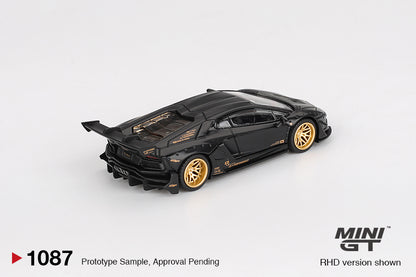 MiniGT - LB WORKS Lamborghini Aventador Limited Edition Matte Black