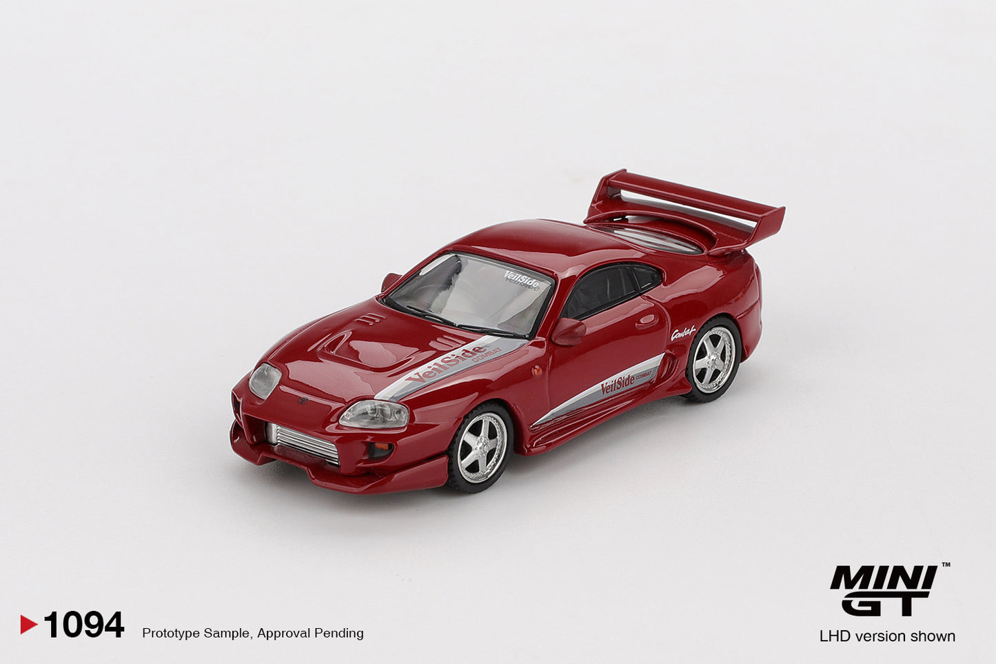 MiniGT - Toyota Supra Mk4 (A80) Veilside Combat V-I (Red) - 1:64 Scale