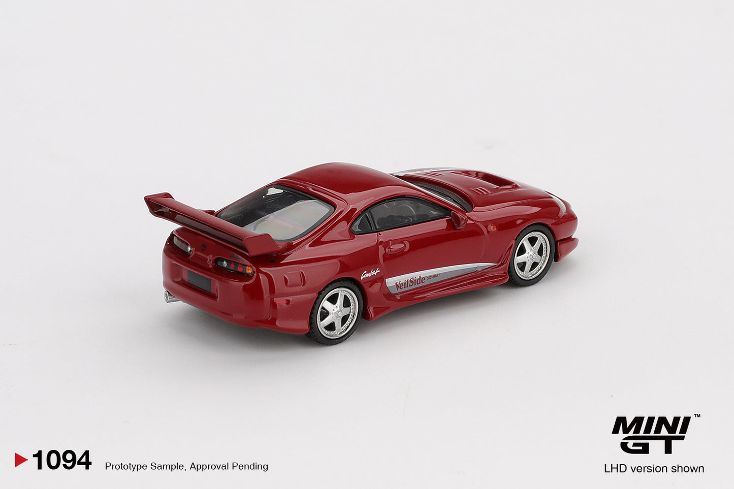 MiniGT - Toyota Supra Mk4 (A80) Veilside Combat V-I (Red) - 1:64 Scale